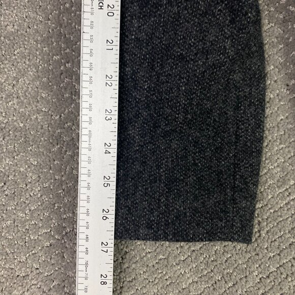 LL Bean Signature Script Tweed Blazer Jacket Sport Coat Men's 46 R Gray Donegal - Picture 13 of 15